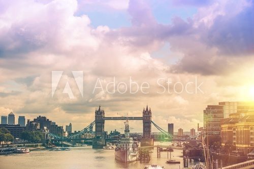 Fototapeta London River Thames Panorama