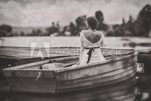 Fototapeta Lonely in the boat