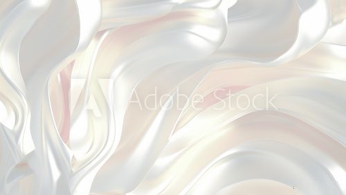 Fototapeta Luxury elegant background abstraction fabric. 3d illustration, 3d rendering.