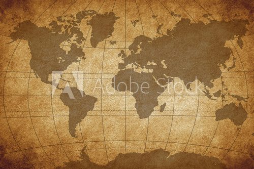 Fototapeta Map of the world