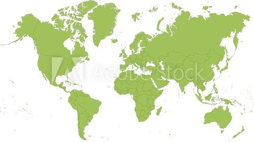 Fototapeta Map of the World