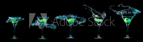 Fototapeta Martini glass collection