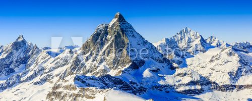 Fototapeta Matterhorn, Swiss Alps - panorama