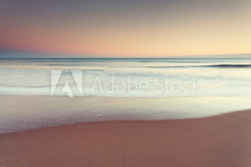 Fototapeta Minimalist seascape at dusk