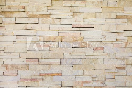 Fototapeta Modern Brown Bricks Wall Pattern