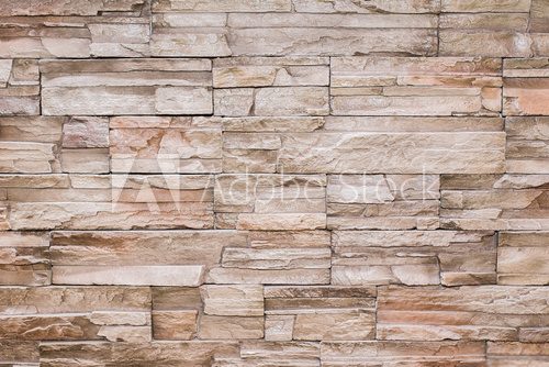 Fototapeta Modern stone brick texture wall background
