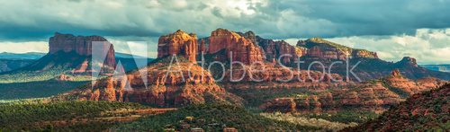 Fototapeta Mountain panorama in Sedona, Arizona