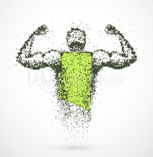 Fototapeta Muscular man