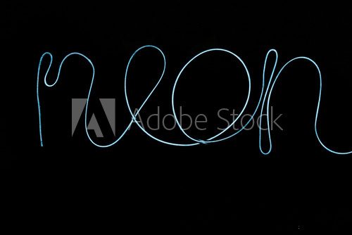 Fototapeta Neon light