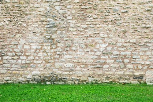 Fototapeta Old brick wall in a background