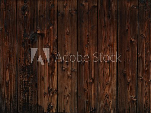 Fototapeta Old dark wood texture background