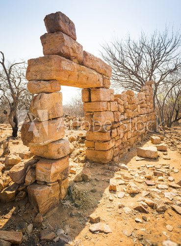 Fototapeta Old Palapye Ruins Botswana