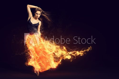 Fototapeta On Fire