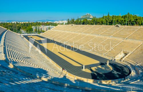 Fototapeta Panathenaic stadium or kallimarmaro in Athens