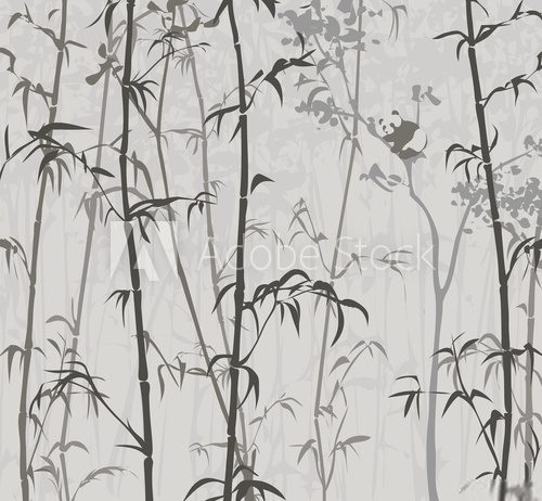 Fototapeta Panda in the Bamboo Forest