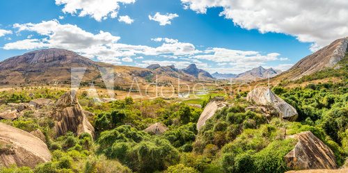 Fototapeta Panorama view at Anja nature reserve