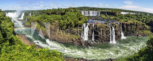 Fototapeta Panoramic view at Iguazu Falls,  Brazil