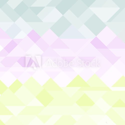 Fototapeta Pastel abstract triangular pattern background