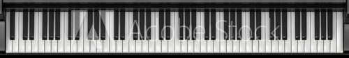 Fototapeta Piano keys panorama
