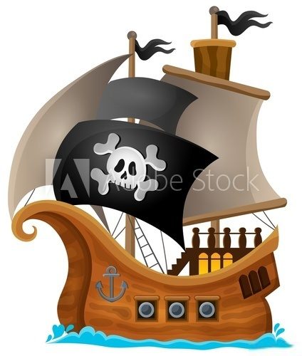 Fototapeta Pirate ship topic image 1