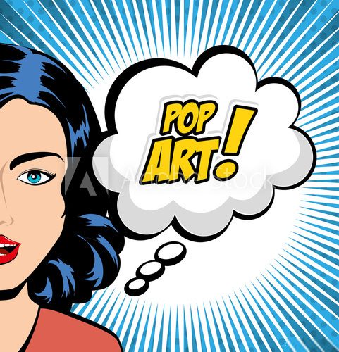 Fototapeta pop art design 