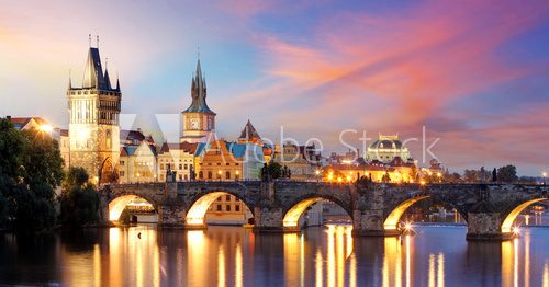 Fototapeta Prague - Charles bridge, Czech Republic