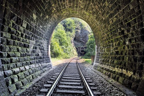 Fototapeta Railroad Tunnel - Harmanec, Slovakia
