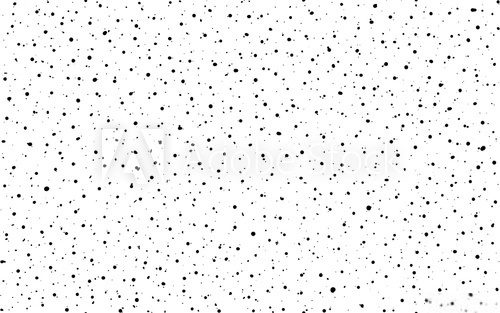Fototapeta Rectangle seamless pattern with black dots on white background
