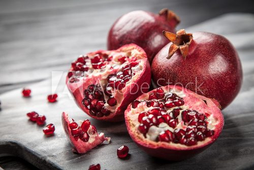Fototapeta Red juice pomegranate