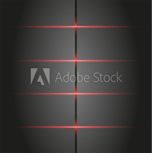 Fototapeta red neon lights and abstract vector banner