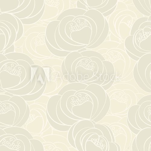 Fototapeta retro style seamless floral pattern
