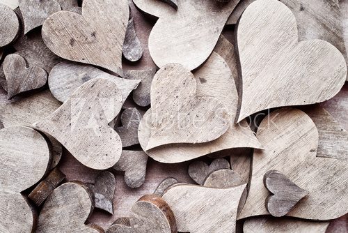 Fototapeta Rustic heart.