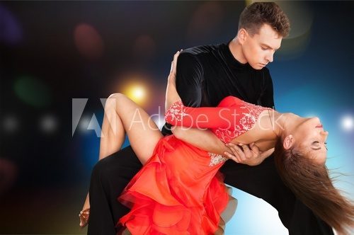 Fototapeta Salsa Dancing.