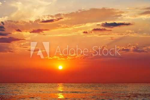 Fototapeta Sea at sunset