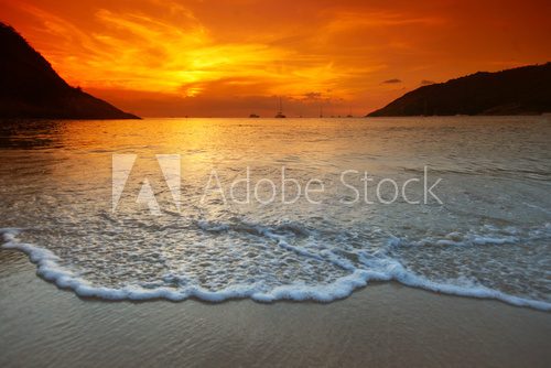 Fototapeta Sea sunset