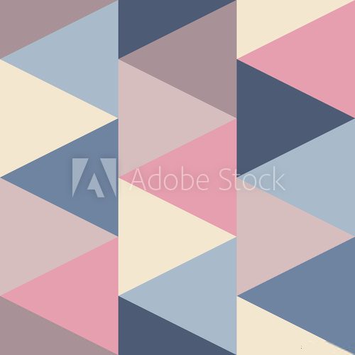 Fototapeta Seamless pattern with triangles