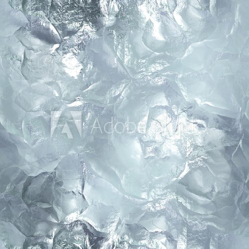 Fototapeta Seamless tileable ice texture. Frozen water. Abstract realistic