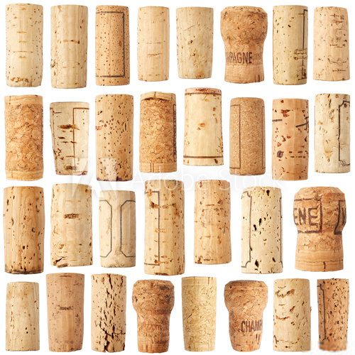 Fototapeta Set of wine cork