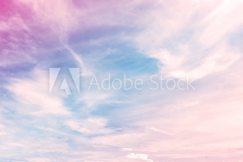 Fototapeta Sky with a pastel colored gradient