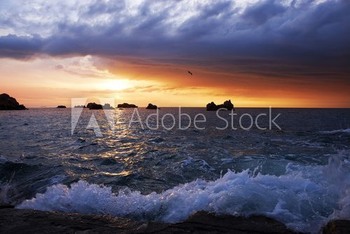 Fototapeta Sonnenuntergang am Meer