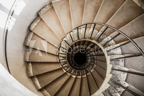 Fototapeta spiral staircases