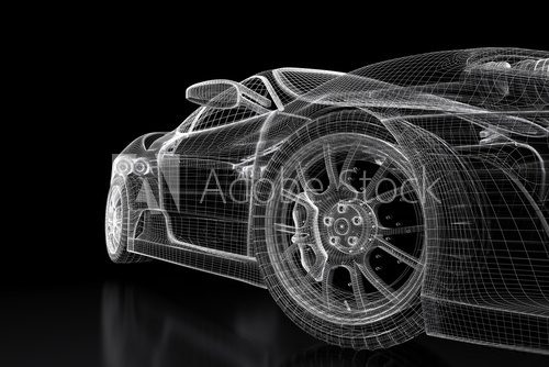 Fototapeta Sport car