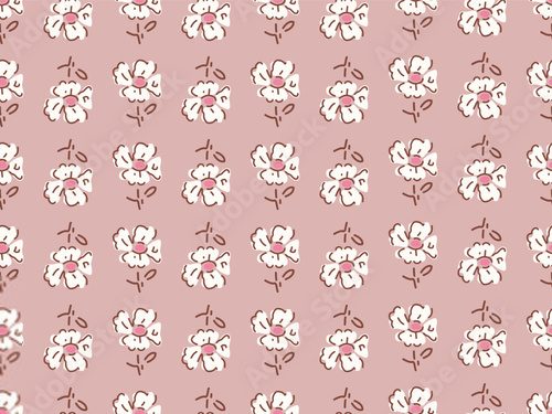 Fototapeta SPRIG SEAMLESS PATTERN IN  EDITABLE FILE