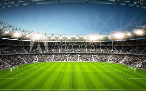 Fototapeta Stadion Seitenlinie neutral