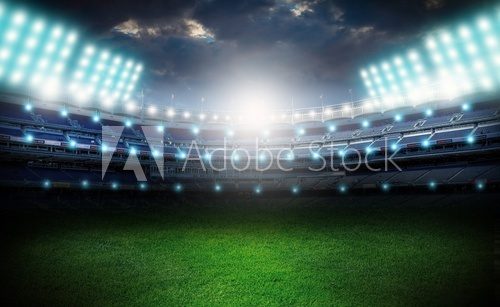 Fototapeta Stadium, soccer, field.