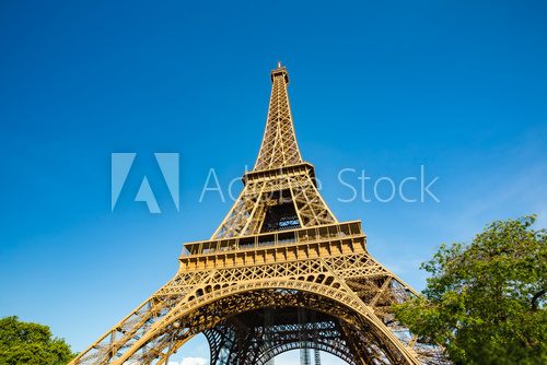 Fototapeta Summer in Paris and the Eiffel tower