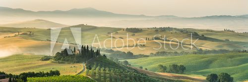 Fototapeta summer landscape of Tuscany, Italy.