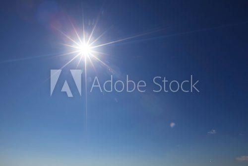 Fototapeta Sun with lens flare