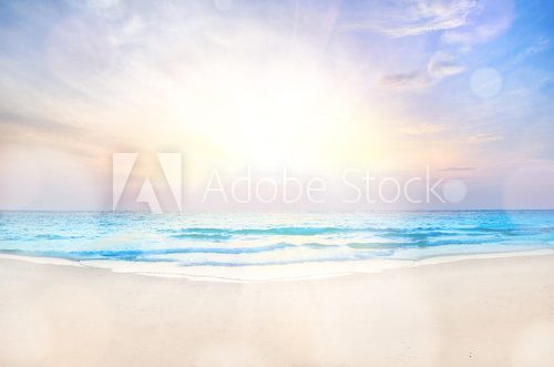 Fototapeta sunrise beach background