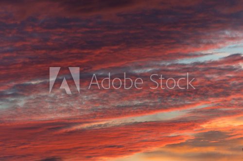Fototapeta sunset clouds